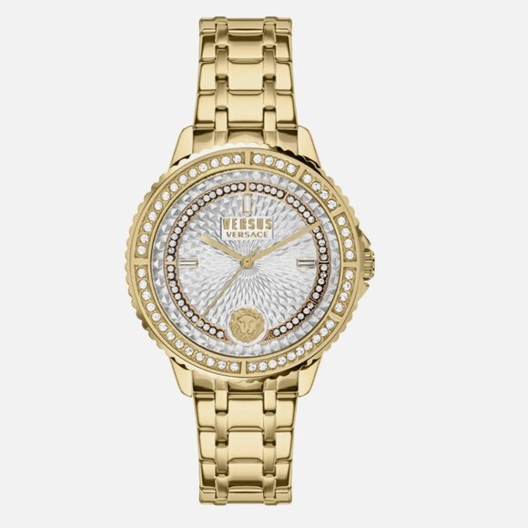 Versus Versace Womens Gold 38mm Bracelet Fashion Watch